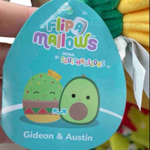 NWT Flipamellow Gideon the Guacamole & Austin the Avocado 8” - Picture 5 of 5